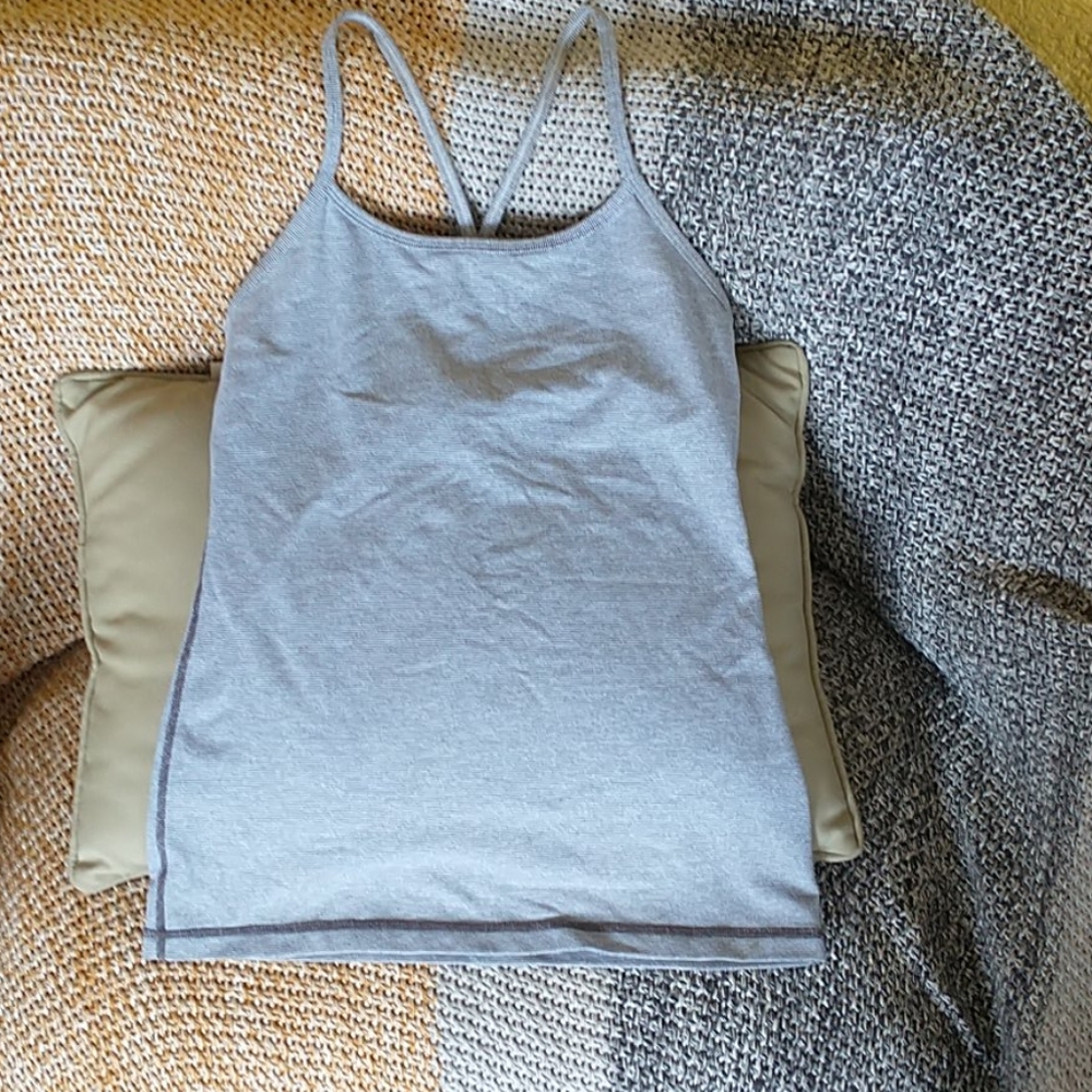 Lululemon skinny strap racer back built in bra